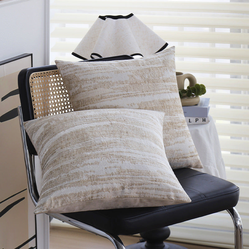 Cozy decorative pillow with textured pattern