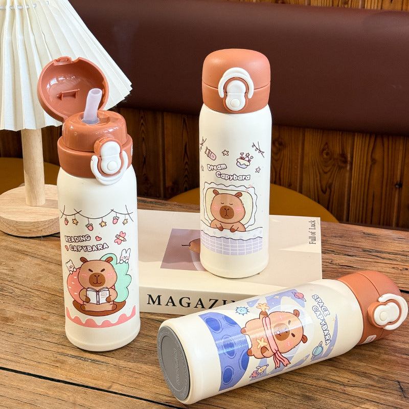 Ladies Insulated Drinking Bottle with Colorfully Designed Animal Motif Stornfield