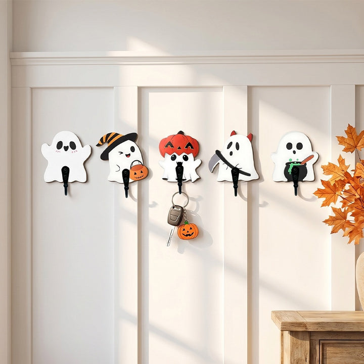 Creepy decorative figure with ghost and scythe Stornfield