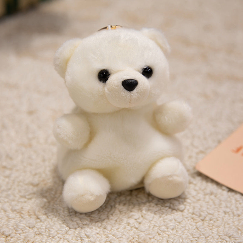 Mini Plush Otter Bag Charm with Metal Key Ring and Ultra-Soft Faux Fur Stornfield