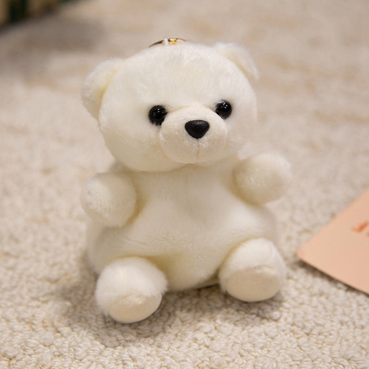 Mini Plush Otter Bag Charm with Metal Key Ring and Ultra-Soft Faux Fur Stornfield