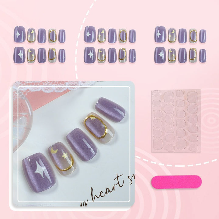 Celestial Starry Night Press-On Nail Set