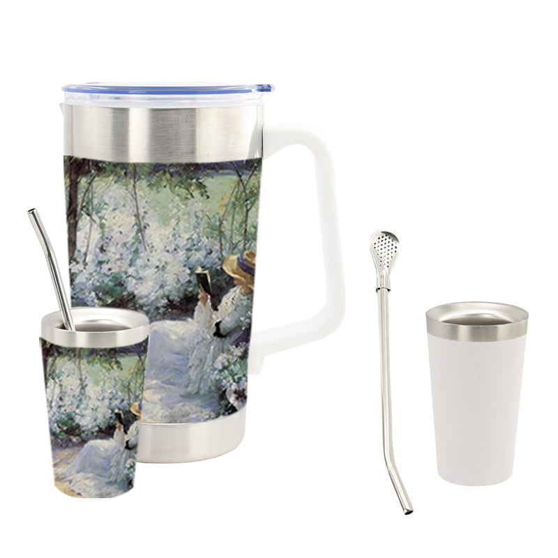 Ladies thermos jug with ergonomic handle and double thermal insulation Stornfield