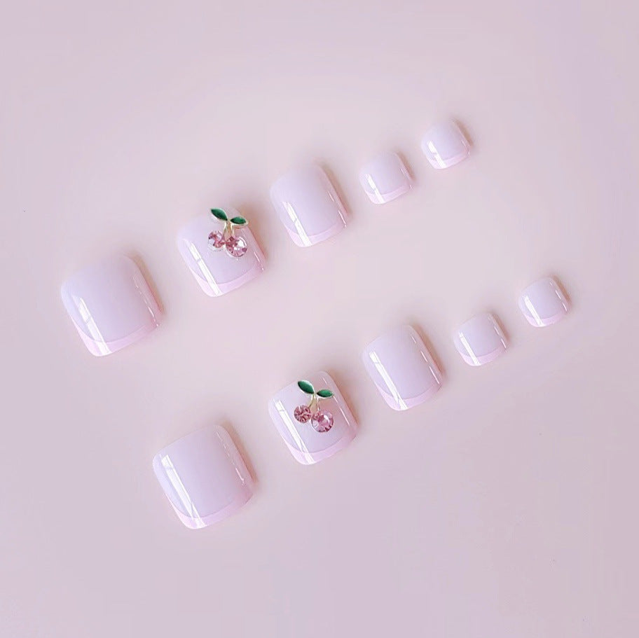 Artificial nail set with playful and stylish 3D decorations Stornfield