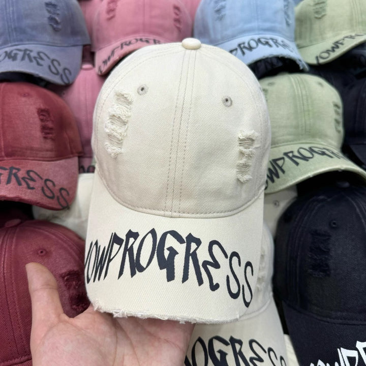Women's Distressed Cotton Baseball Cap Stornfield 1784188446