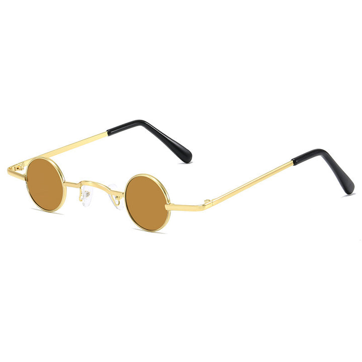 Retro-Inspired Round Metal Frame Sunglasses Stornfield