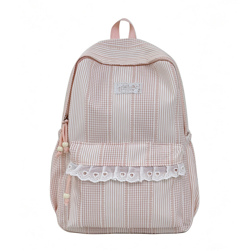 Stylish Striped Design Backpack Stornfield