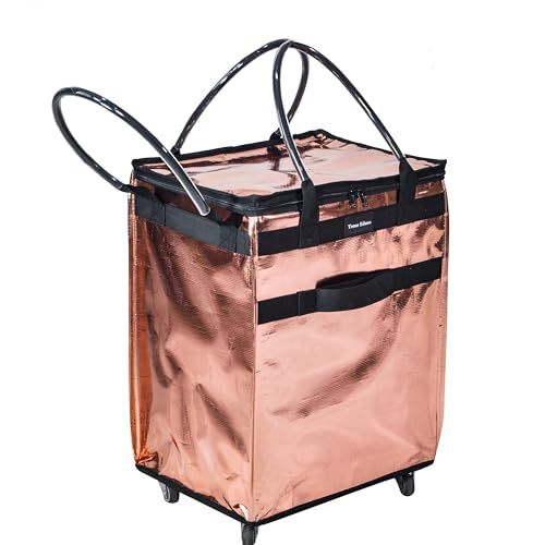 Transport container with wheels and insulated interior lining Stornfield