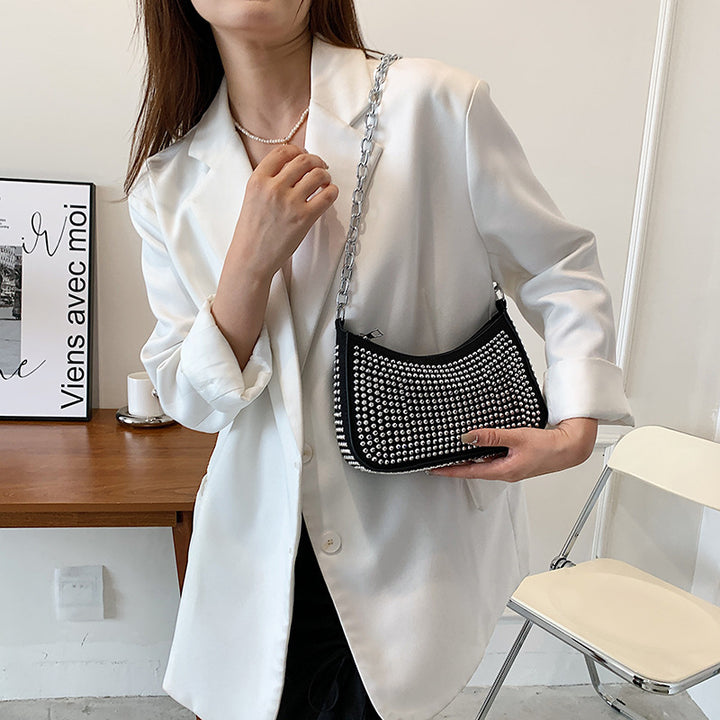 Glamorous Studded Evening Clutch