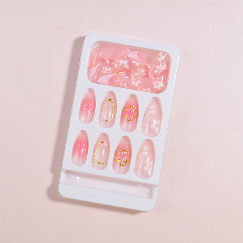 Premium Press-On Nail Set with Decorative Accents Stornfield