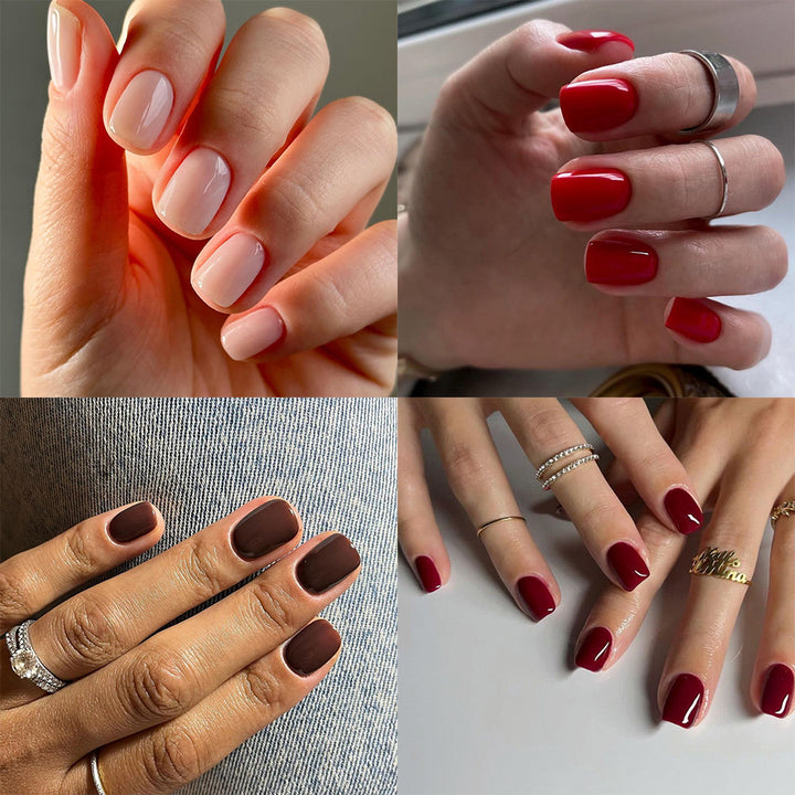 Artful Nail Extensions with Elegant Glossy Finish Stornfield