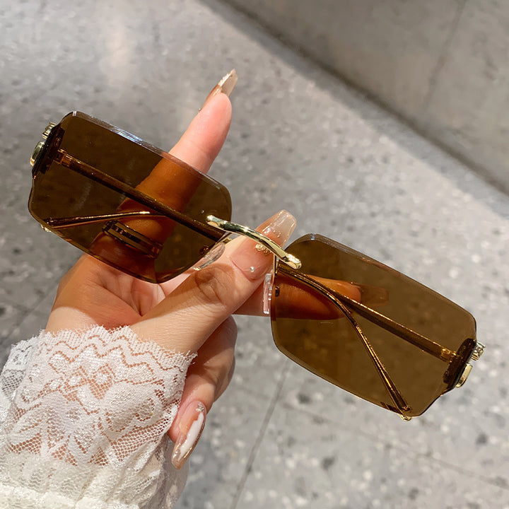 Women's oversized sunglasses with high-quality metal frame and polarized lenses Stornfield