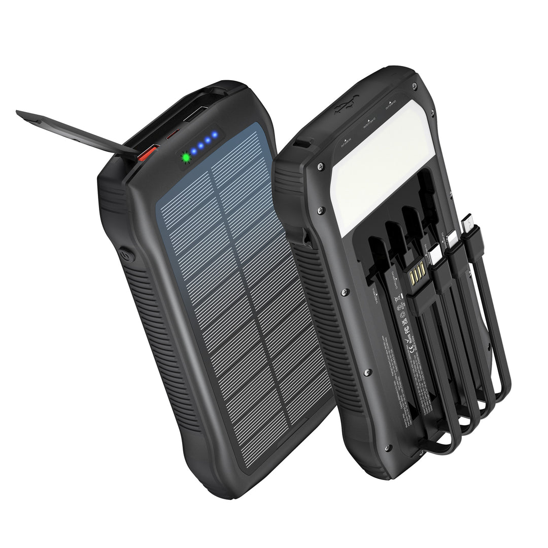 Solar Power Bank with multifunctionality and fast charging feature Stornfield