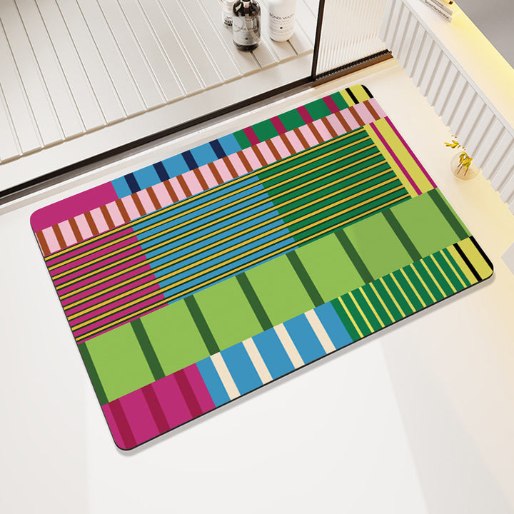Cheerful Decorative Entrance Mat Stornfield