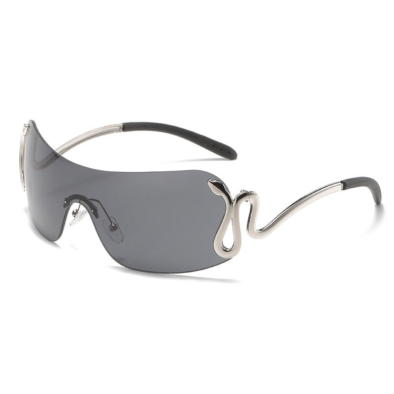 Women's Fashion Oversized Sunglasses with Innovative Metal Frame and Unique Design Stornfield