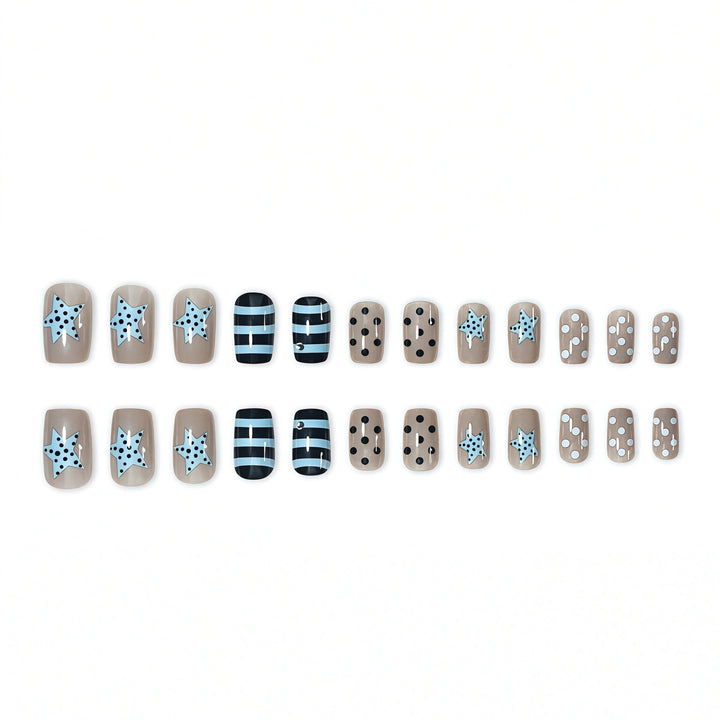Artistic Press-On Nail Design Stornfield