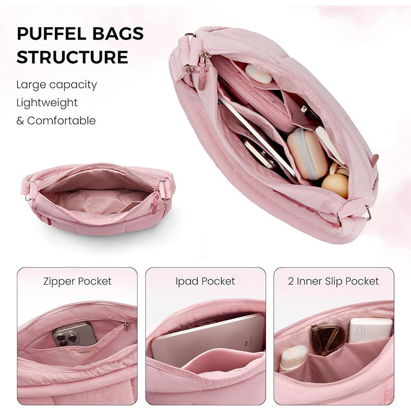 Practical shoulder bag with padded shoulder strap Stornfield