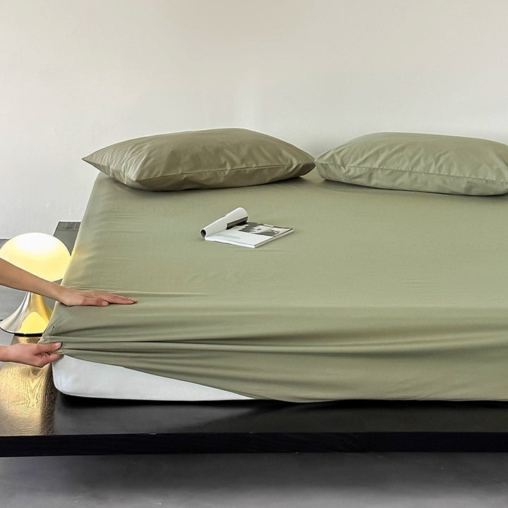 Cooling Bamboo-Blend Deep-Pocket Fitted Sheet and Pillowcase Set