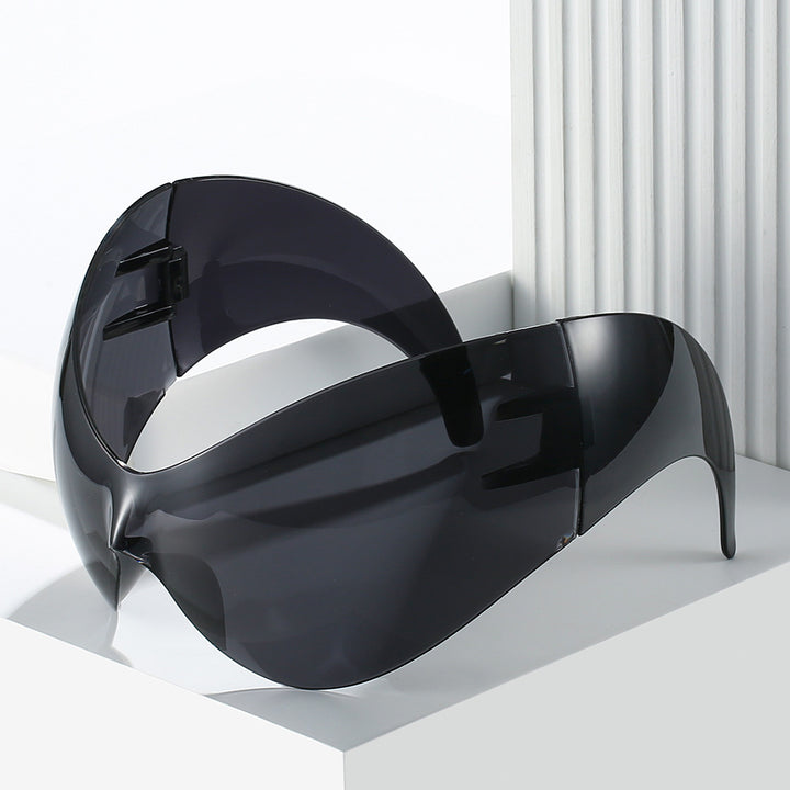 Oversized Futuristic Shield Sunglasses Stornfield