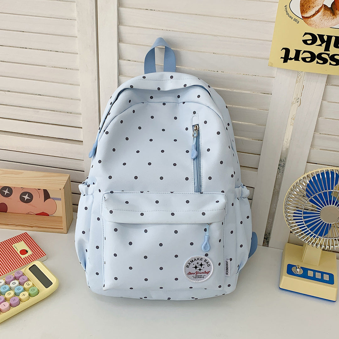 Polka Dot Student Backpack Stornfield