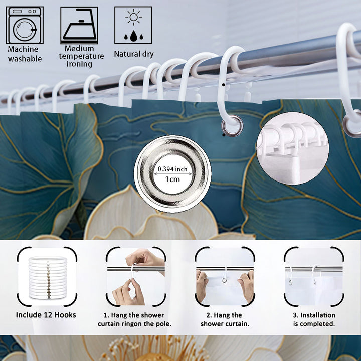 High-Definition Leopard-Themed Four-Piece Bathroom Set Stornfield