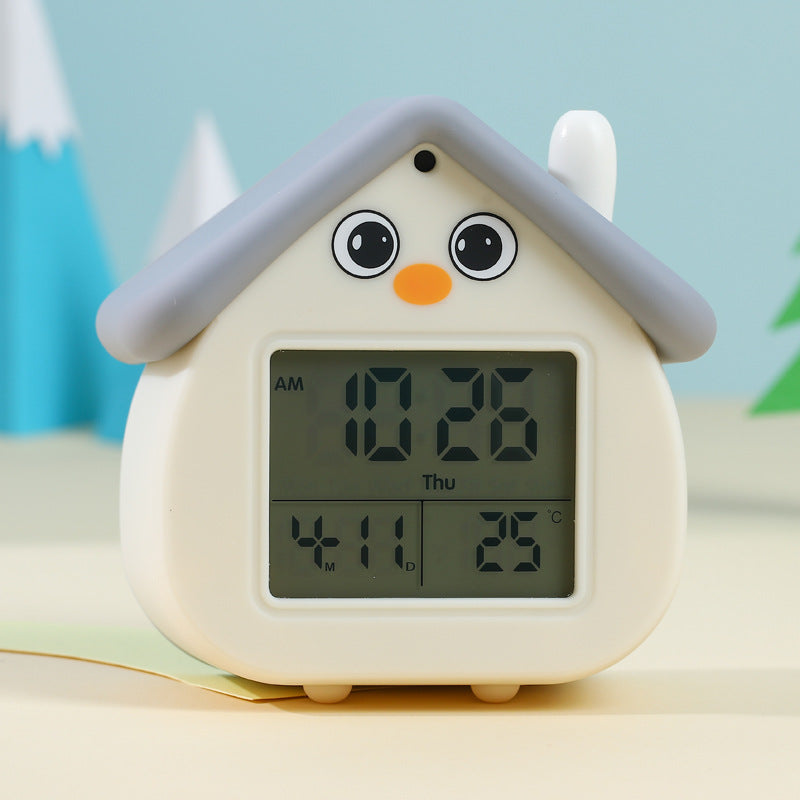 Digital Alarm Clock in Cute House Design Stornfield