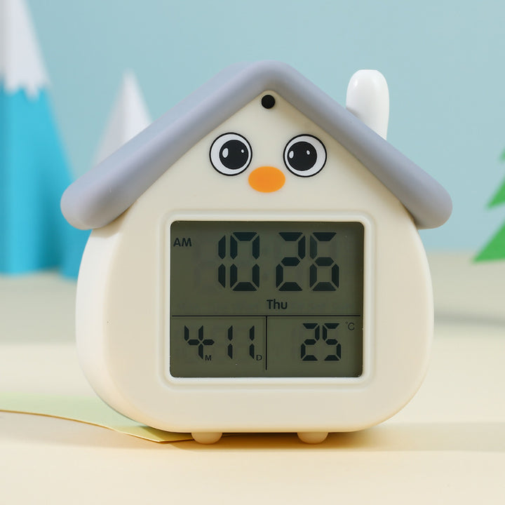 Digital Alarm Clock in Cute House Design Stornfield