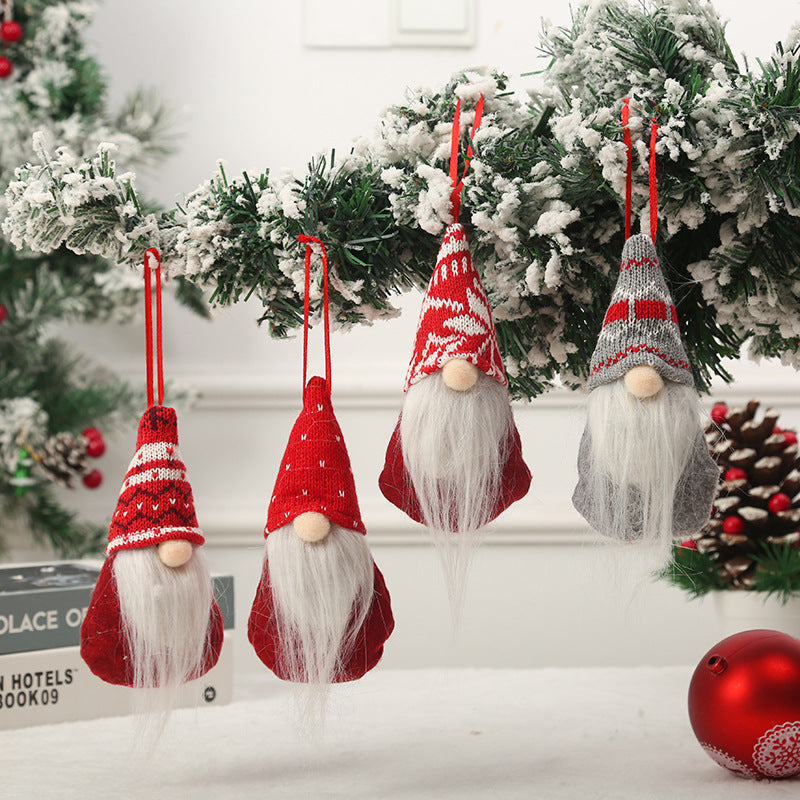 Cute Christmas tree decoration in gnome design Stornfield