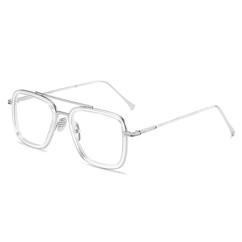 Women's fashionable square sunglasses with luxurious metal frame Stornfield