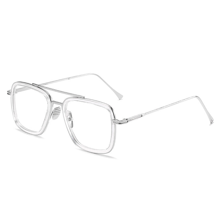 Women's fashionable square sunglasses with luxurious metal frame Stornfield