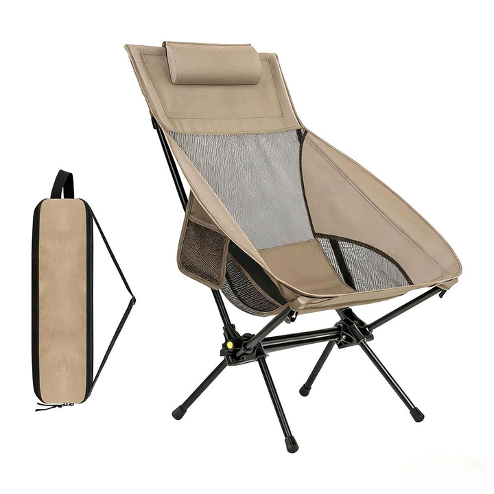 Women's Ergonomic Camping Chair with Mesh Cover Stornfiled