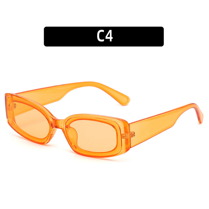 Stylish Rectangular Frame Glasses