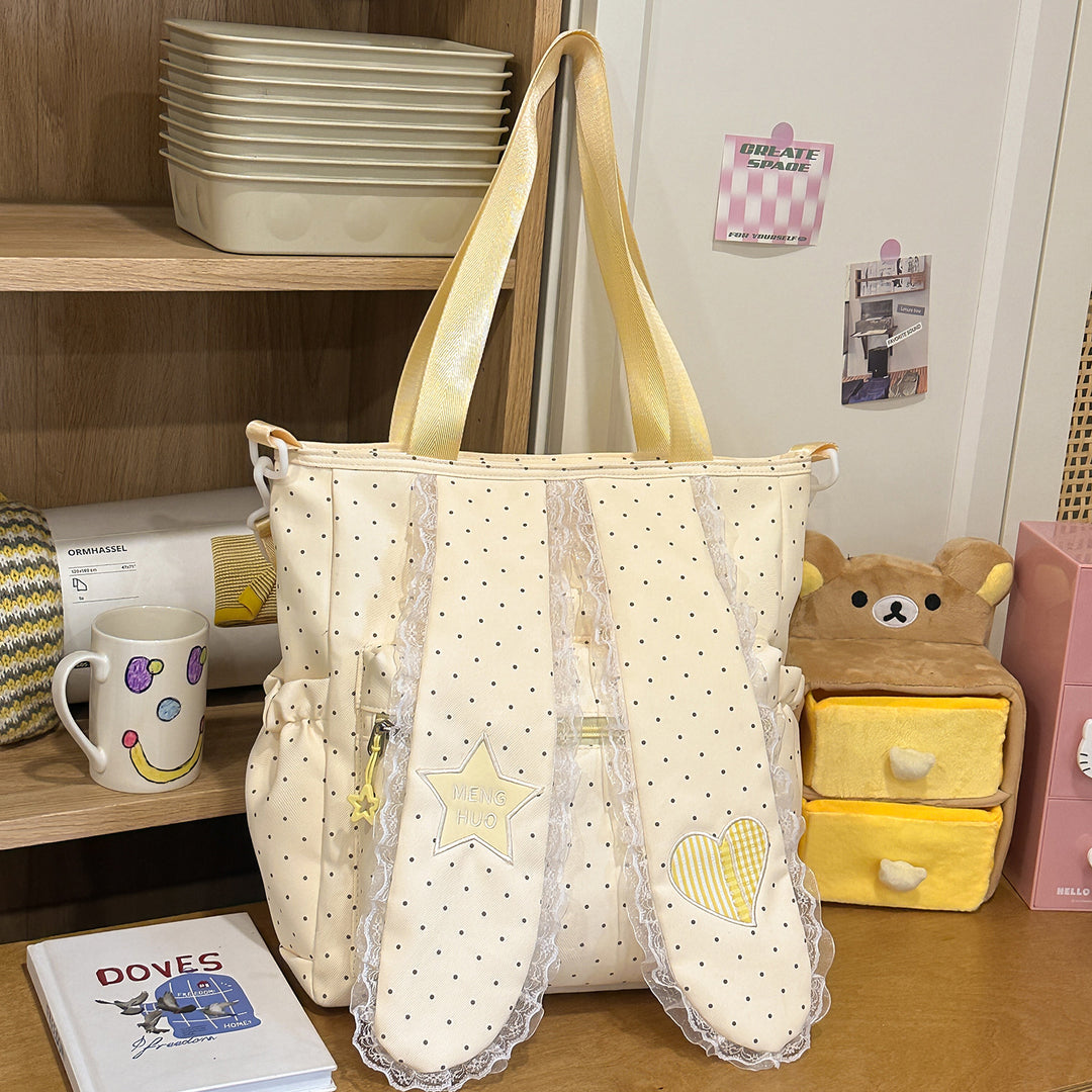 Playful Decorative Patchwork Backpack Stornfield