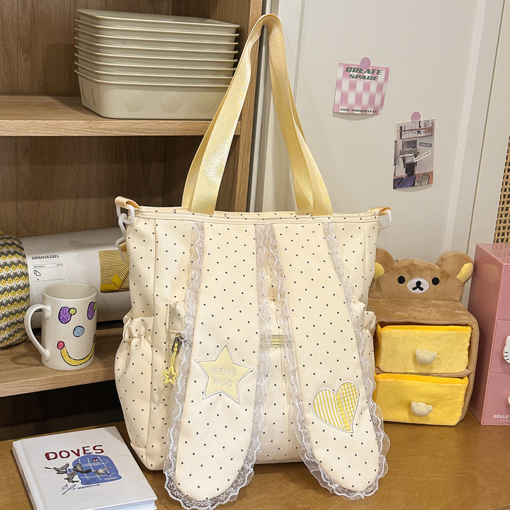 Playful Decorative Patchwork Backpack Stornfield
