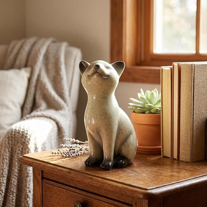 Resin statue of a cat Stornfield