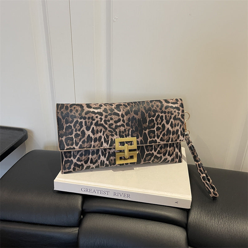 Animal Print Clutch