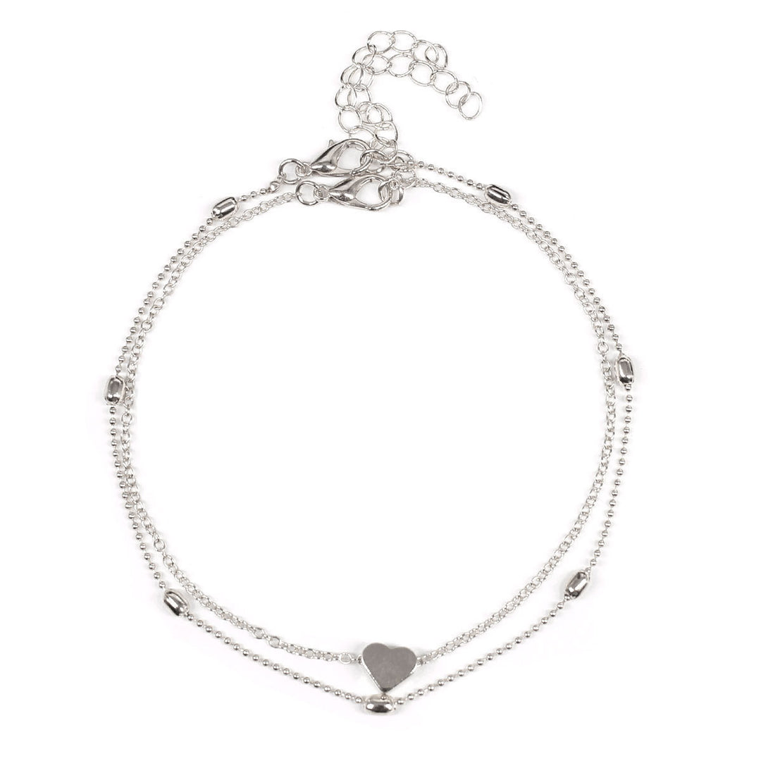Double Layered Heart Charm Necklace Stornfield