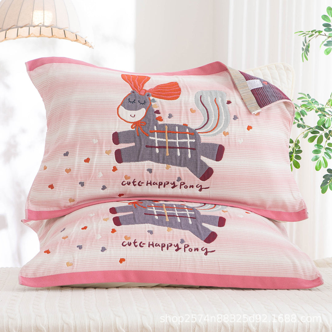 Women's pillowcase with cute horse motif Stornfield