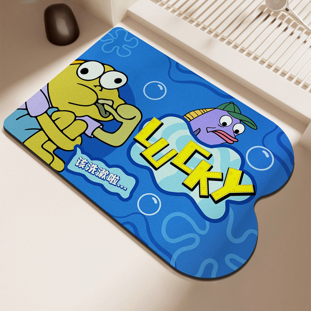 Fun-Themed Bath Mat