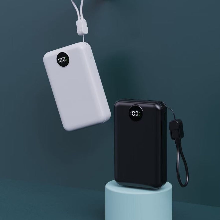 Portable power bank with integrated digital display and intelligent charging function Stornfield