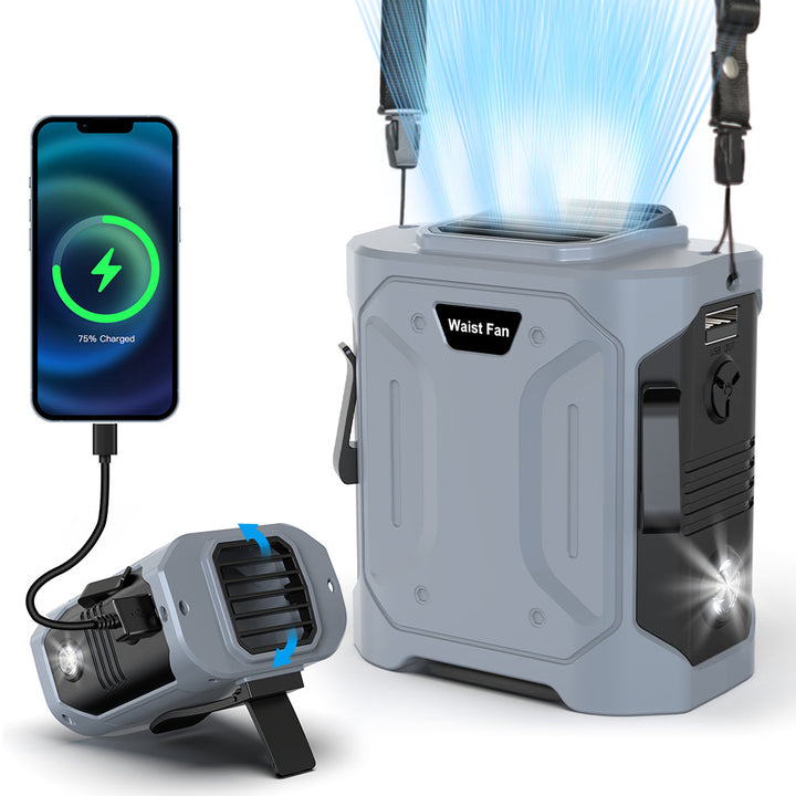 Men's Adjustable Waist-Mounted Cooling Fan Stornfield