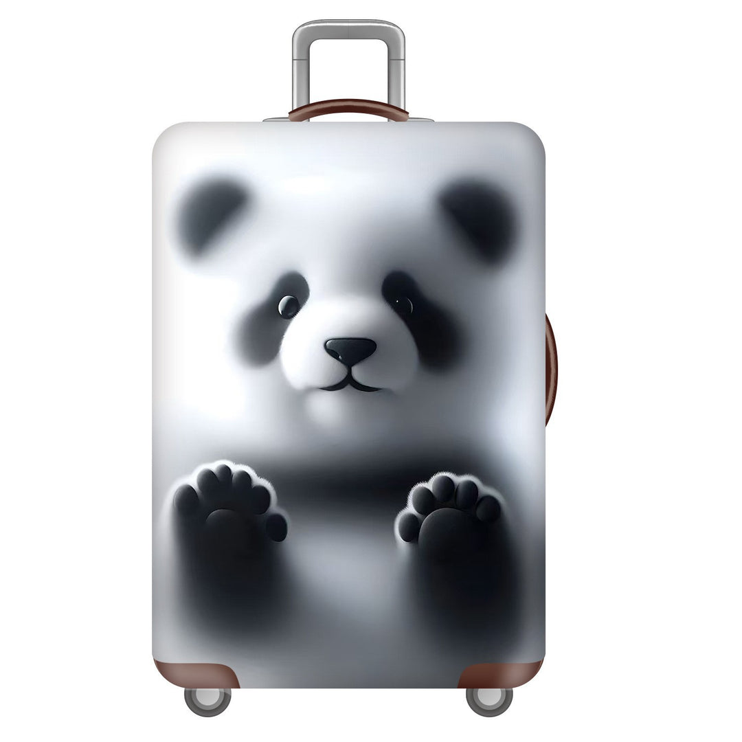 Unisex nano elastic suitcase cover with starry sky city motif, stretch protective cover for trolley luggage Stornfield