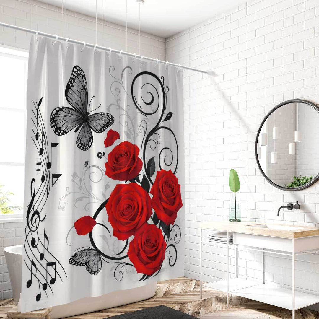 Camping-Themed Shower Curtain Stornfield