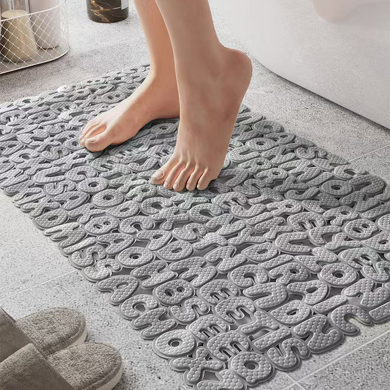 Creative Alphabet Texture Bath Mat Stornfield