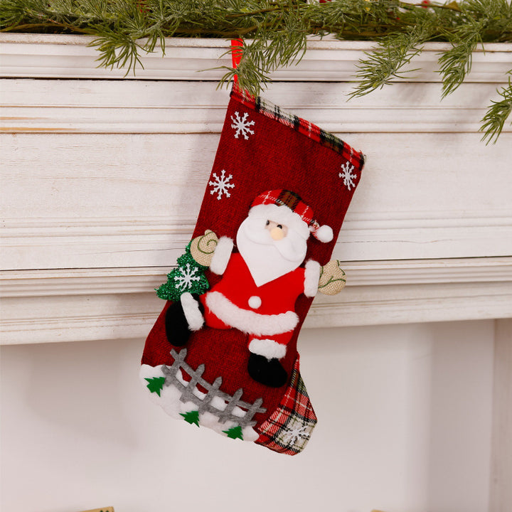 Fun Christmas stocking with reindeer motif Stornfield