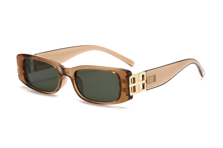 Ladies' fashionable sunglasses with luxurious gold-colored accent Stornfield