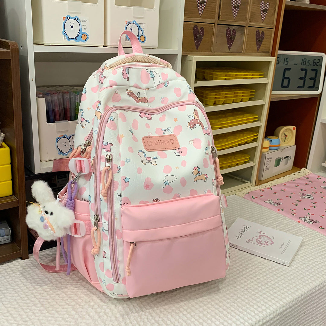 Whimsical Character-Themed School Backpack Stornfield
