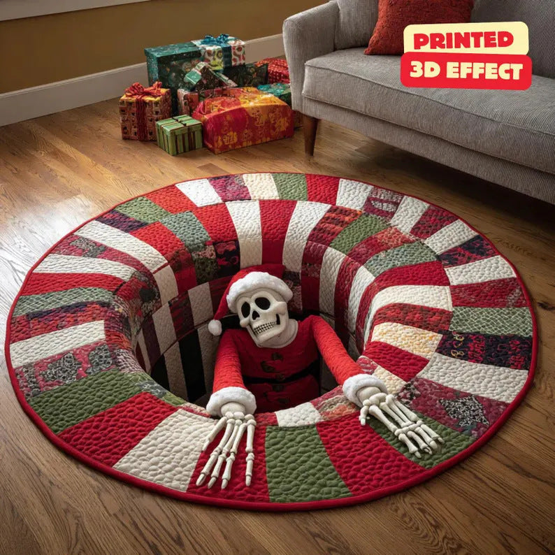 3D Effect Puppy-Themed Plush Floor Mat
