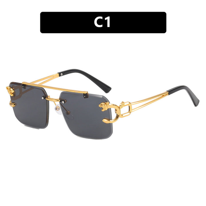 Women's square sunglasses with elegant decorative details Stornfield