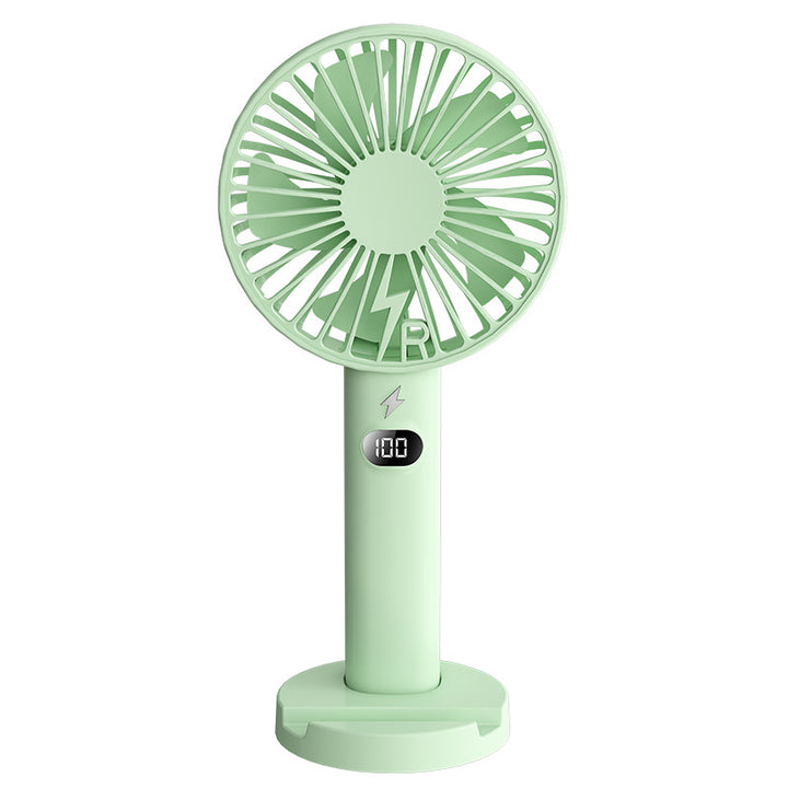 Unisex Portable Hand Fan with Digital Display Stornfield